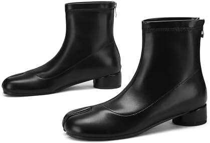 Cuctos Tabi Boots Split Toe Ankle Boots for Women Japanese